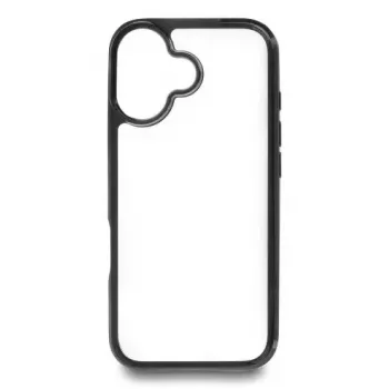 Protective case cover for iPhone 17 by DELOCK, transparent black, fits 16 cm (6.3 inch) screen
