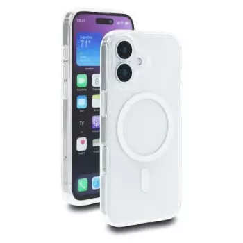 Protective Case for iPhone 17 by DELOCK — Cover, MagSafe compatible, transparent white, fits up to 16 cm (6.3 inch) screen