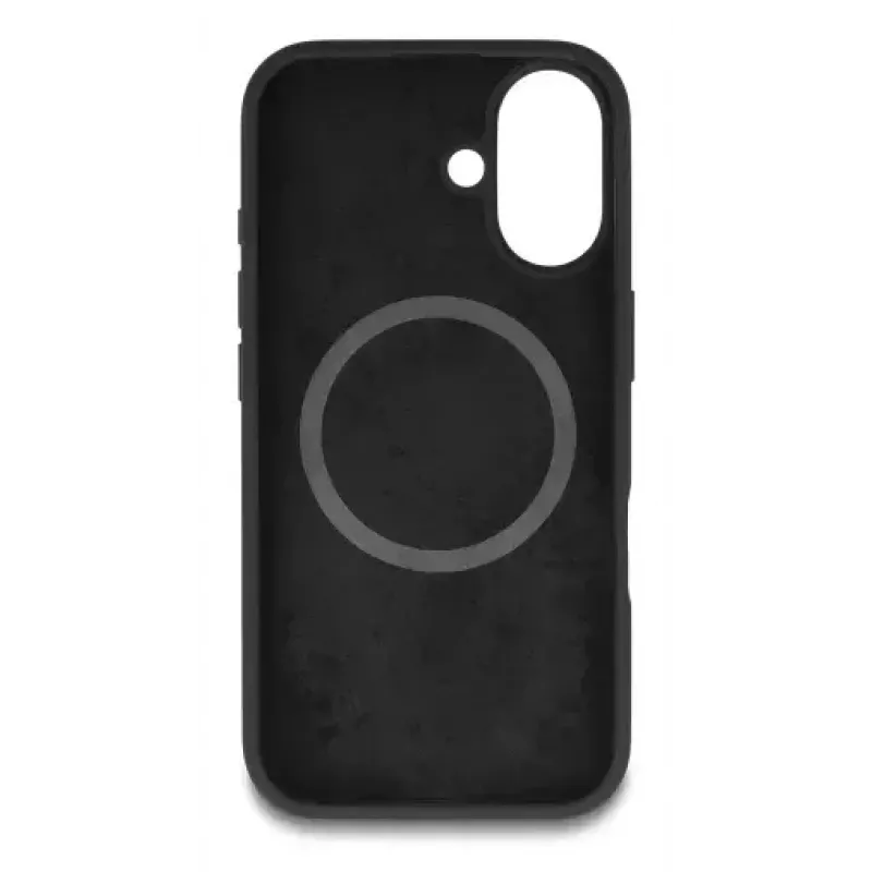 Protective silicone MagSafe case for iPhone 17 by DELOCK — soft-touch, black, cover, fits up to 16 cm (6.3 inch) screen