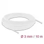 Braided Sleeve DeLOCK 20692 10 m x 3 mm white