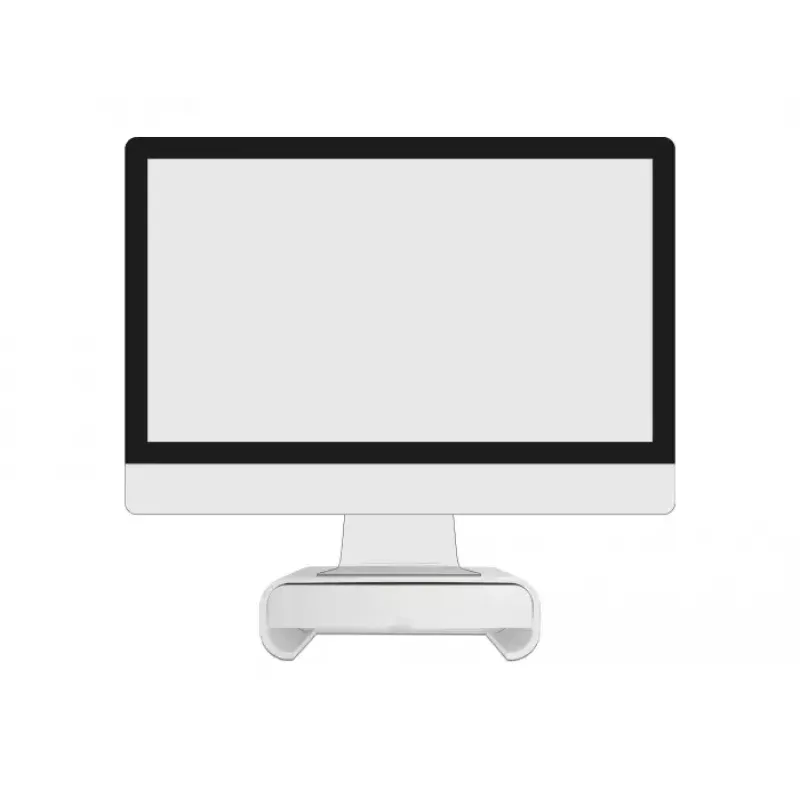 Monitor Stand DeLOCK 18324 with Drawer White