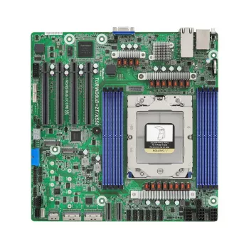 Motherboard ASROCK TURIND8UD-2T/X550 - AMD SoC, Socket SP5, 8x DIMM, up to 256 GB, 10GbE Intel X550-AT2