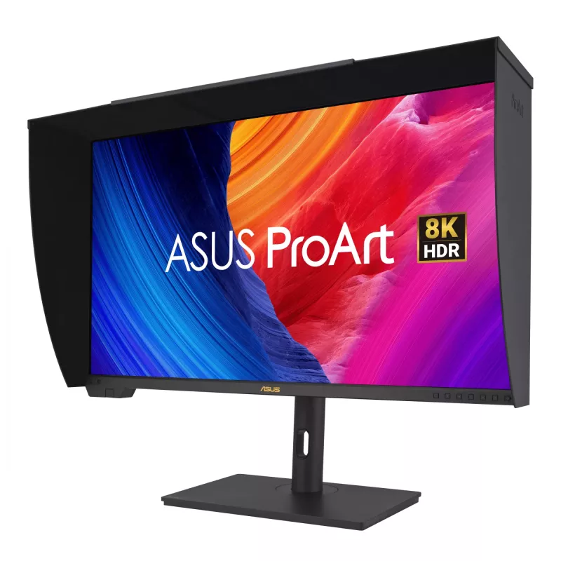 32 inch ASUS ProArt PA32KCX 8K Ultra HD (7680×4320) IPS LCD monitor, 5 ms, 1000 cd/m², USB 3.2 Gen 2, VESA, built-in speakers