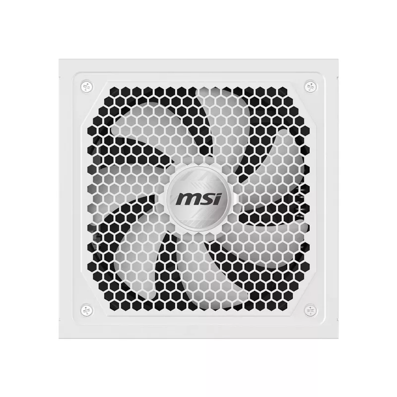 Power supply unit MSI MAG A1000GL PCIE5 WHITE 1000 W ATX 24-pin, 80 PLUS Gold, 135 mm fan