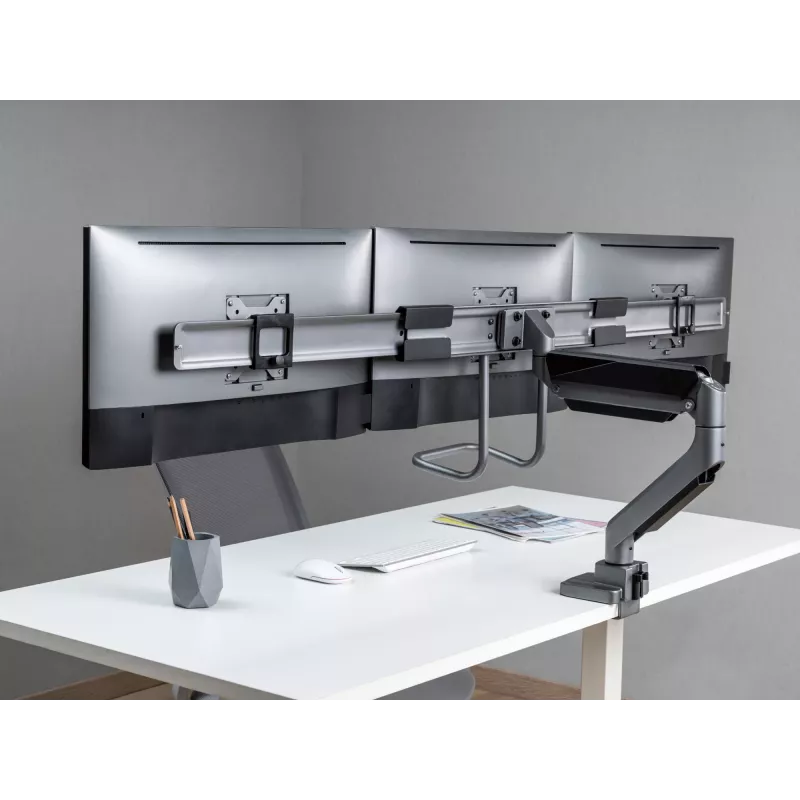 Equip 17 inch-27 inch Triple Monitor Desk Mount Bracket