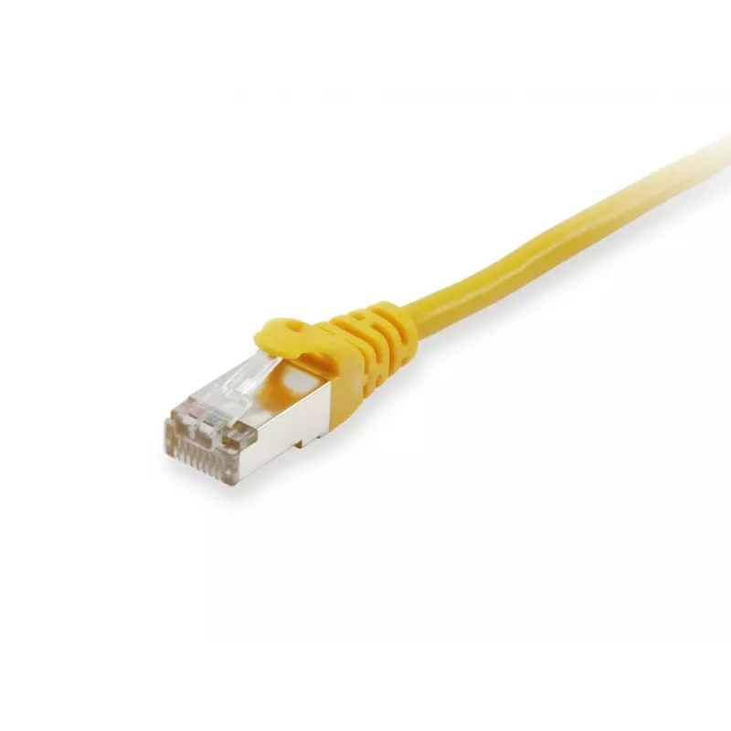 Equip Cat.6 S/FTP Patch Cable, 10m, Yellow, 10 m, Cat6, S/FTP (S-STP), RJ-45, RJ-45, Yellow