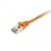 Equip Cat.6 S/FTP Patch Cable, 0.25m, Orange, 0.25 m, Cat6, S/FTP (S-STP), RJ-45, RJ-45, Orange