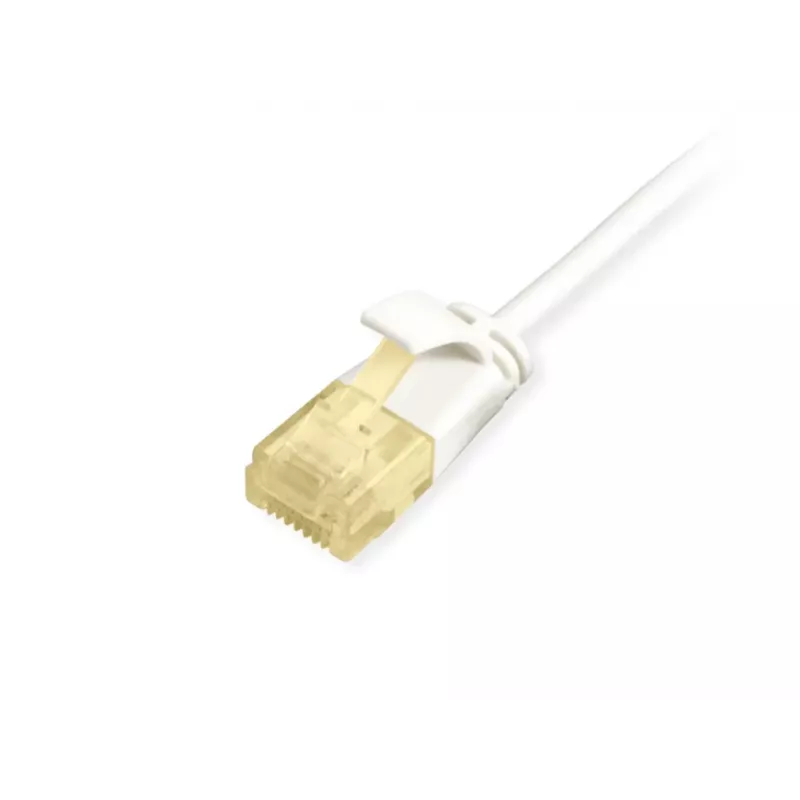 Equip Cat.6A U/UTP Slim Patch Cable 0.25m White 10000 Mbit/s