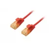 Equip Cat.6A U/UTP Slim Patch Cable 0.25m Red 10000 Mbit/s