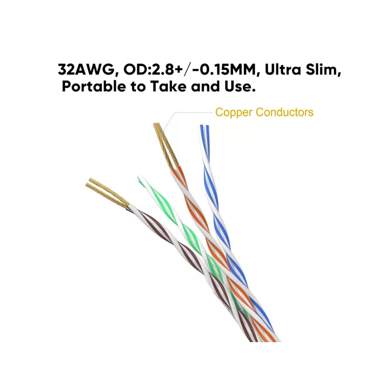 Equip Cat.6A U/UTP Slim Patch Cable 3m Grey 10000 Mbit/s