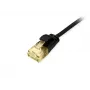 Equip Cat.6A U/UTP Slim Patch Cable 0.25m Black 10000 Mbit/s