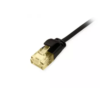 Equip Cat.6A U/UTP Slim Patch Cable, 1.5m, Black