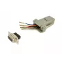 Equip DB9 to RJ45 adapter Female Serial Grey 72x33x16mm