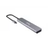 Equip USB-C 6 in 1 Multifunctional Adapter, HDMI 4K/30Hz, USB-C x 4 , USB-A x 1, 5Gbps, 100W USB PD