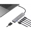 Equip USB-C 6 in 1 Multifunctional Adapter, HDMI 4K/30Hz, USB-C x 4 , USB-A x 1, 5Gbps, 100W USB PD