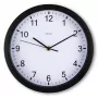 Hama Elba Quartz clock Round Black, White