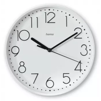 Hama Salina Quartz clock Round White