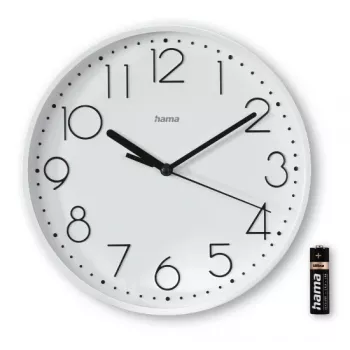 Hama Salina Quartz clock Round White