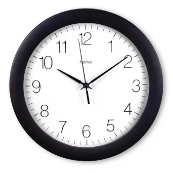 Hama Teneriffa Analog clock Round Black, White