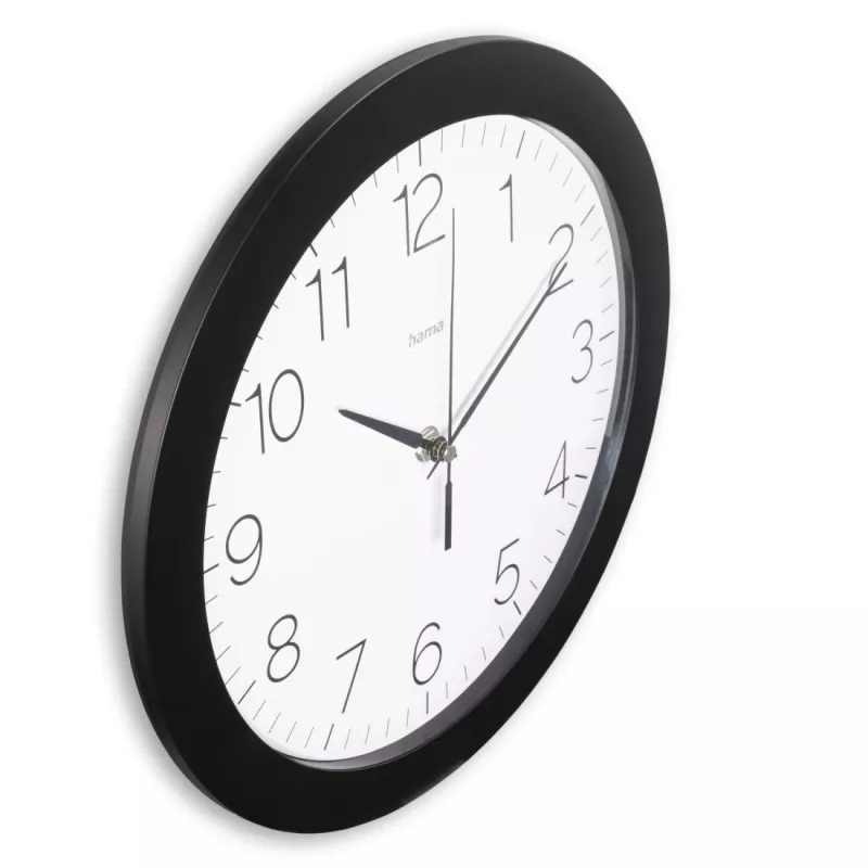 Hama Teneriffa Analog clock Round Black, White