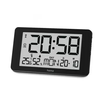 Hama 00222215 wall/table clock Digital clock Rectangle Black