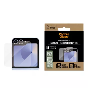 PanzerGlass ® Screen Protector Samsung Galaxy Z Flip7 FE | Flip6 | Classic Fit