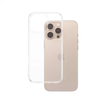 PanzerGlass ® HardCase Transparent iPhone 16 Pro Max, Cover, Apple, Apple - iPhone 16 Pro Max, Transparent
