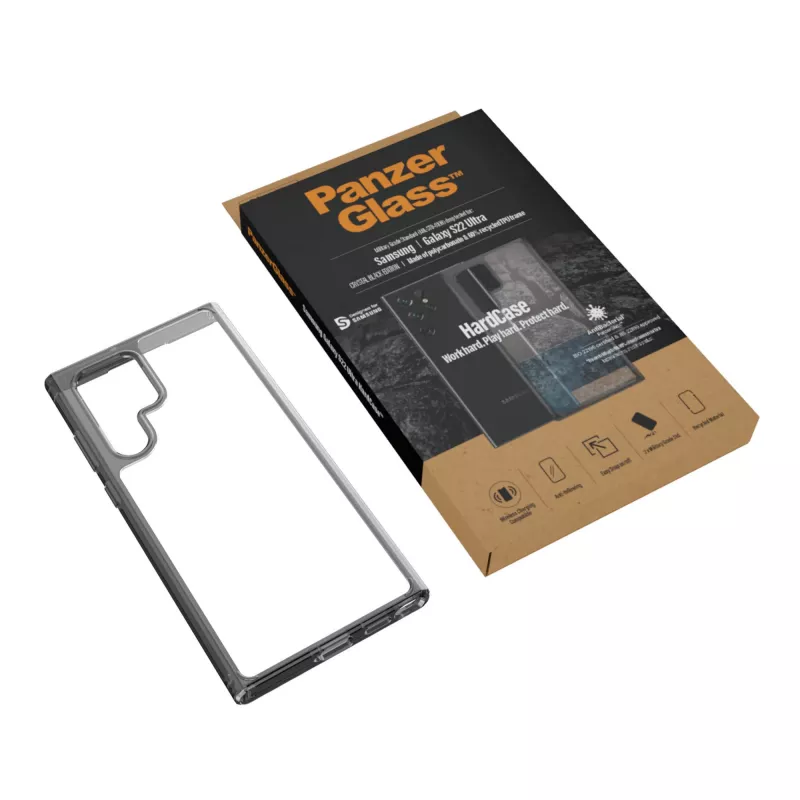 PanzerGlass ® HardCase Samsung Galaxy S22 Ultra 5G - Smokey Black