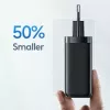 Charger usams T47 USB / USB‑C 65W PD Fast Charging — 65W USB Power Delivery, USB-A + USB-C ports