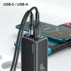 Charger usams T47 USB / USB‑C 65W PD Fast Charging — 65W USB Power Delivery, USB-A + USB-C ports