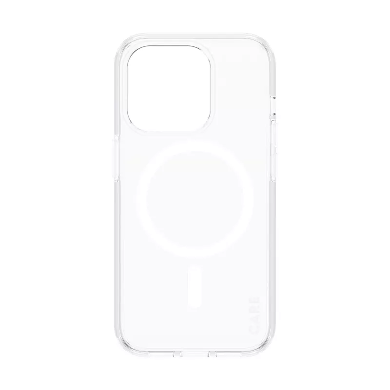 PanzerGlass CARE™ by ® Urban Combat Case Transparent w. White MagSafe iPhone 15 Pro