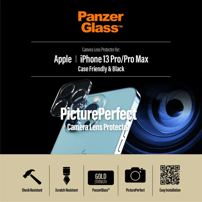 Camera Lens Protector PanzerGlass Apple iPhone 13 Pro 13 Pro Max Scratch Shock Resistant