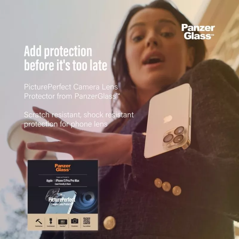 Camera Lens Protector PanzerGlass Apple iPhone 13 Pro 13 Pro Max Scratch Shock Resistant