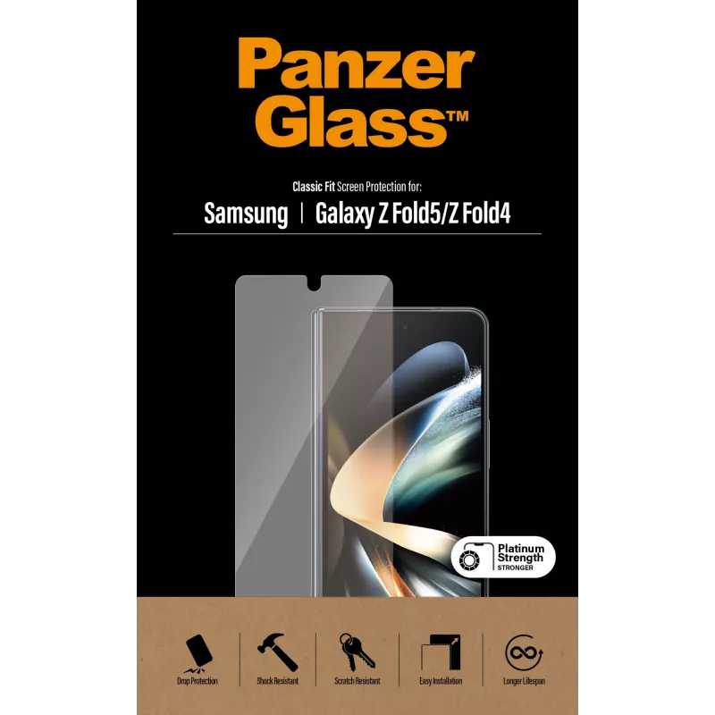 Screen protector PanzerGlass Samsung Galaxy Z Fold4 Anti-bacterial Scratch resistant