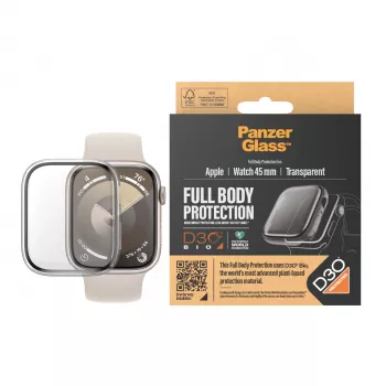 PanzerGlass ® Full Body Transparent w. D3O® Apple Watch Series 9 | 45mm