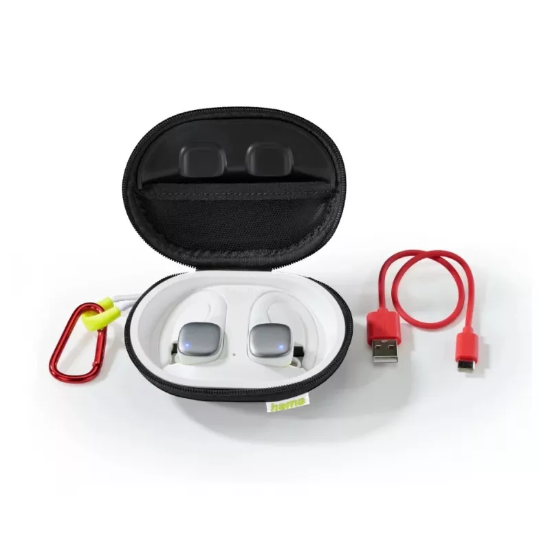 Hama Spirit Athletics Headset True Wireless Stereo (TWS) Ear-hook Sports Bluetooth White, Yellow