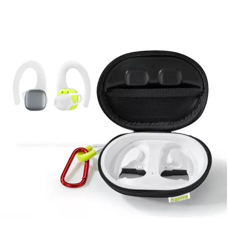 Hama Spirit Athletics Headset True Wireless Stereo (TWS) Ear-hook Sports Bluetooth White, Yellow
