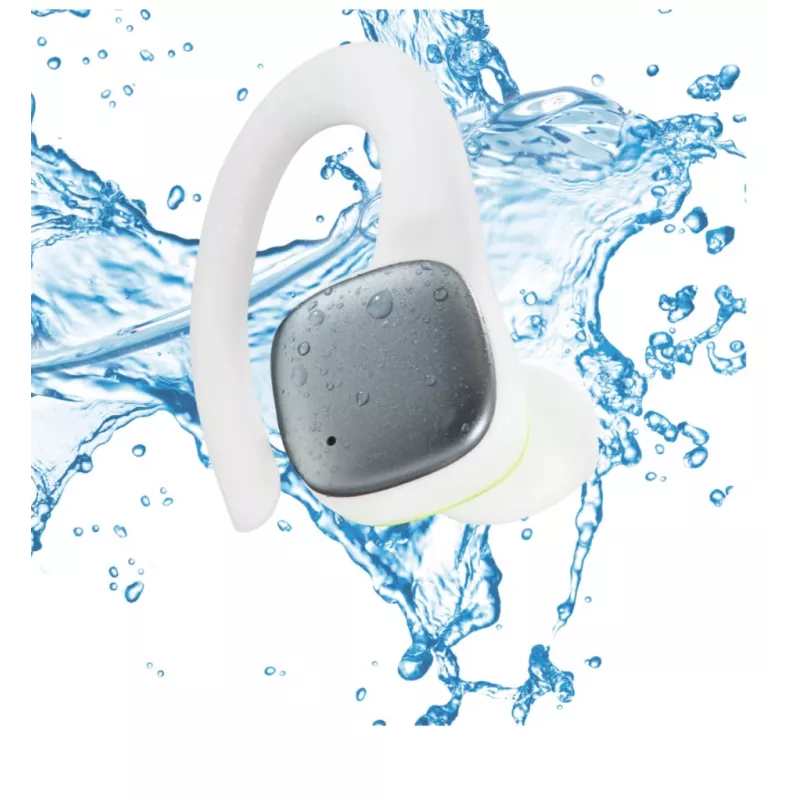 Hama Spirit Athletics Headset True Wireless Stereo (TWS) Ear-hook Sports Bluetooth White, Yellow