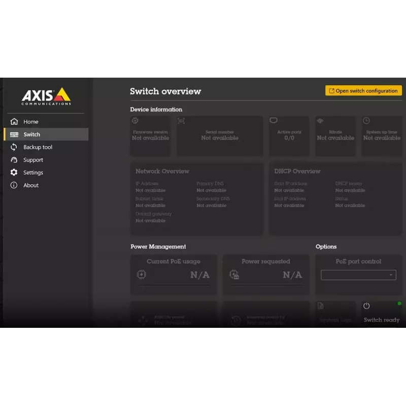 Video Encoder/Decoder AXIS S9302 MkII Black — 1 video input, 36-channel playback, 16 GB internal memory, 100–240V AC