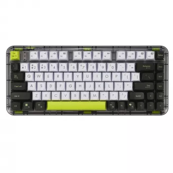 ASUS Jelly75 KD201 Mechanical Keyboard, 75% Layout, USB, RF Wireless and Bluetooth, Multicolour
