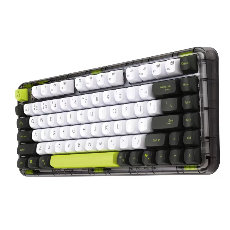 ASUS Jelly75 KD201 Mechanical Keyboard, 75% Layout, USB, RF Wireless and Bluetooth, Multicolour