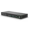 Lindy HDBaseT Presentation System with Control Keypad, 3840 x 2160 pixels, AV transmitter & receiver, 70 m, Wired, Black, White, HDCP