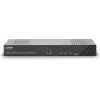 Lindy HDBaseT Presentation System with Control Keypad, 3840 x 2160 pixels, AV transmitter & receiver, 70 m, Wired, Black, White, HDCP