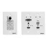 Lindy HDBaseT Presentation System with Control Keypad, 3840 x 2160 pixels, AV transmitter & receiver, 70 m, Wired, Black, White, HDCP
