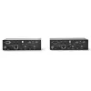 Lindy 100m Cat.6 Dual Head HDMI, USB and RS-232 Extender, Transmitter & receiver, Wired, 100 m, Cat6, 1920 x 1080 pixels, Black