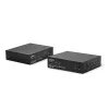 Lindy 100m Cat.6 Dual Head HDMI, USB and RS-232 Extender, Transmitter & receiver, Wired, 100 m, Cat6, 1920 x 1080 pixels, Black