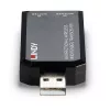 Lindy Bi-directional Wireless IR Extender, Transceiver, AV transmitter & transceiver, 150 m, Wired, Black
