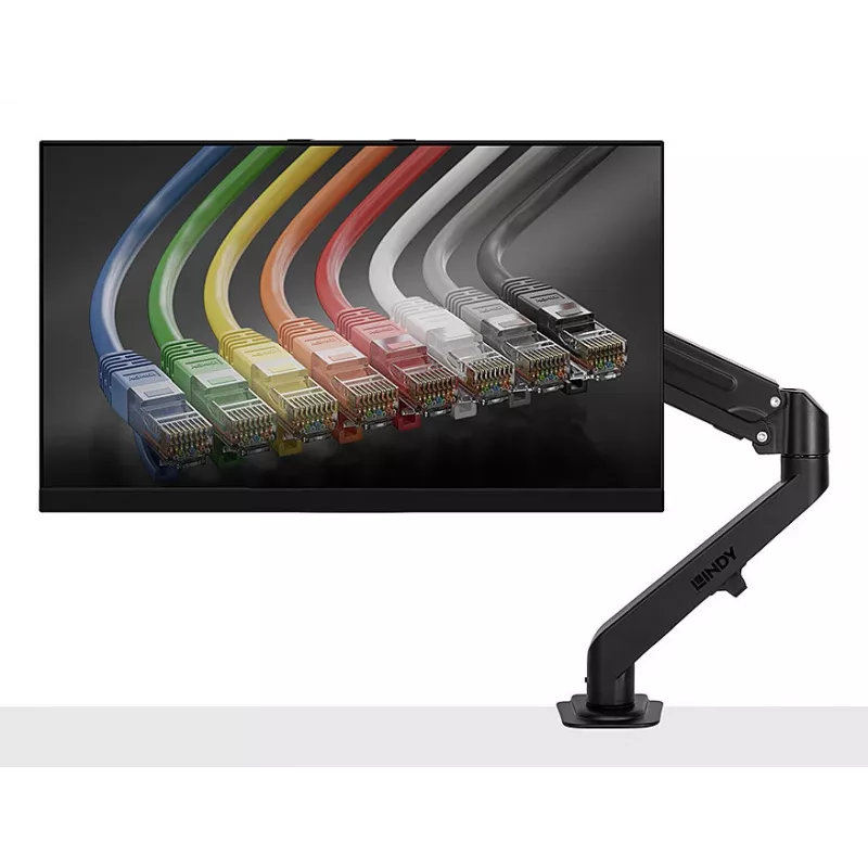 Lindy 40707 monitor mount / stand 68.6 cm (27 inch) Desk Black