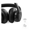 Hama BT700 Headset Wireless Head-band Calls/Music USB Type-C Bluetooth Black