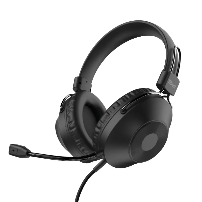 Trust HS-250 Headset Wired Head-band Calls/Music Black